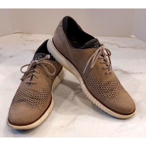 Cole Haan Zerogrand 2.0 GRAND Mens 12‎ M Lined Laser Wingtip Oxford Shoes C23814